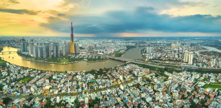 ho chi minh city aerial vietnam