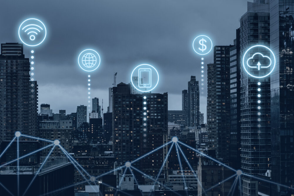 futuristic smart city with g global network technology futuristic smart city with g global network technology