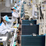 Inside the air conditioner factory